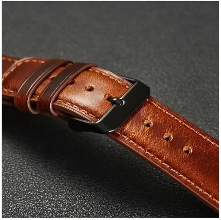 essence indicate needless situate lower Strap Belt For 5 Pro 45mm 20mm Genuine Leather Band Suitable for Samsung galaxy active 2 40 44mm 4 Classic 42 46mm Quick Release Bracelet 