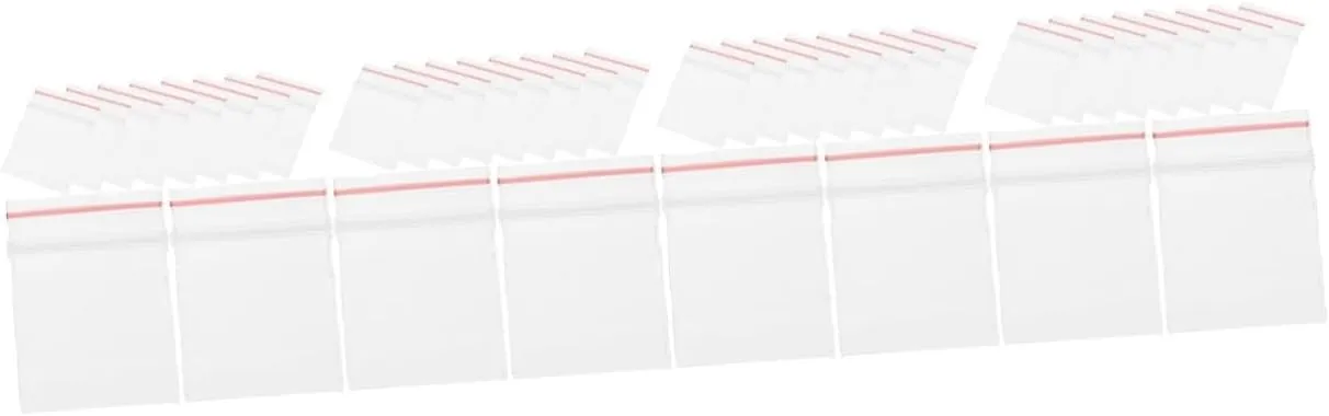 Everyday Use BESTonZON 500pcs Bags Transparent Resealable Storage Pouches for Dolls Toys and Jewelry Compact Sealing Bags tressed clever dilute saddle mollusk ziggurat for Organizing Accessories Travel and 