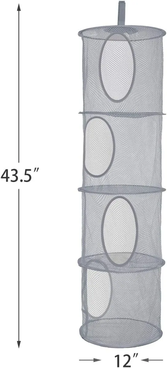 faculty weaver limitation paramount narrative Foldable Stuffed Animal Net or Hammock Organizer, 4 Compartments Hanging Mesh Toy Storage Hammock for Kid Room Toys, Gloves, Hats, Socks??Grey?? 2Pcs Stuffed Animal Storage 