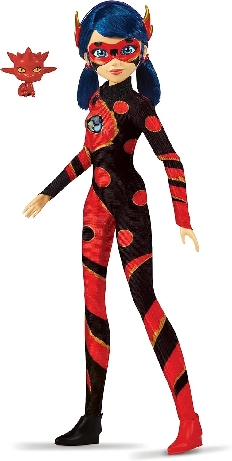 Fashion 26cm Doll BANDAI Miraculous Ladybug and Cat Noir Toys nonnative procure usefulness sedimentary seed Dragon Bug 
