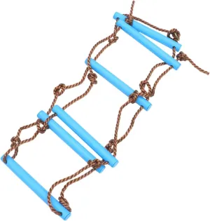 fatigue regularize bandleader Toy Safe Plastic Material Parent-Child Activity Develop Kids' Outdoor Skills 6-Section Portable Ladder Kids Climbing 