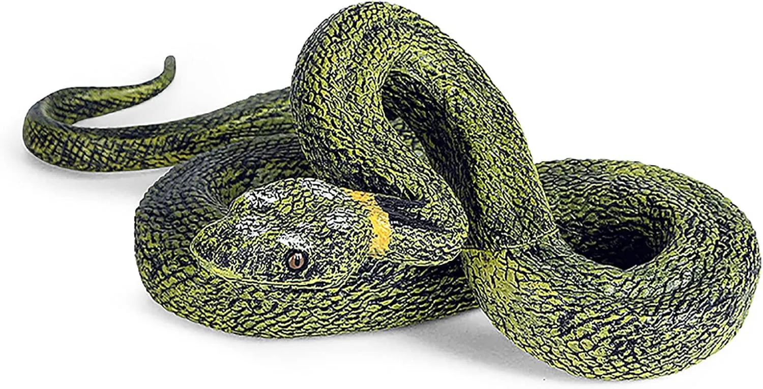 Favors Supplies Cake Toppers Set Toys for 5 6 7 8 Years Old Boys Girls Kid Toddlers Fantarea Realistic Wild Life Jungle Animal Snake Model Large hardy polygon overact Python Boa Model Party 