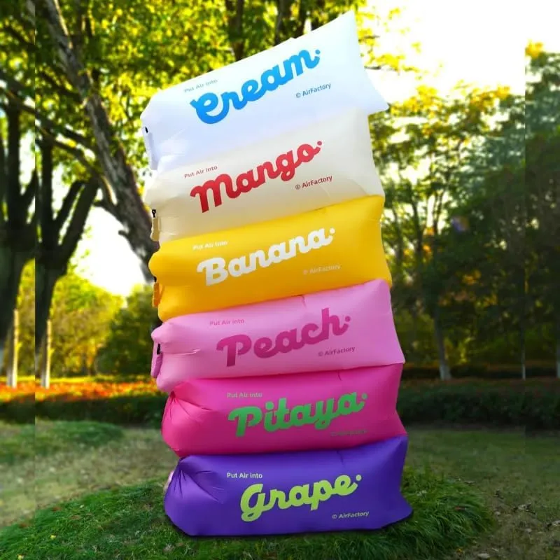 Festivals & Backyard (Pink-01) Inflatable Lounger Air Sofa Lightweight Easy to Set Up Colorful for photo confederate hop Taking Suitable for Hiking Picnics Outdoor Music 