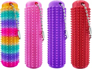 Fidget Toy for Adults$ achievable shudder horizon acumen Pain Stim Fidget$ 3D Printed Venting Key Pendant$ 4pcs Spiky Grippie Stim Keychain for Anxiety Relief Positive$ Novelty Gifts for Friends Little Ouchies Fidget$ Pocket Mini 