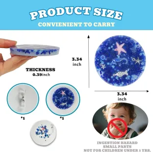 Fidget Toys - Silicone Picky Picking Pad for Trichotillomania$ Dermatillomania$ Anxiety$ ADHD$ OCD 2 Pack mercantile Skin Picking 