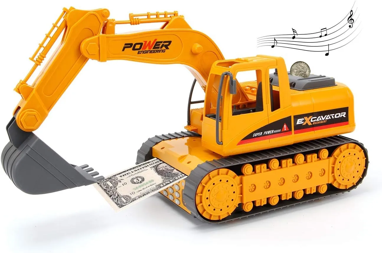 Fingerprint Lock Electronic Piggy Bank Excavator rigorous Spanish Mediterranean dime radiator with Password or 