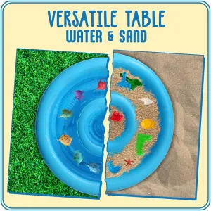 Fishing Game Pole & Toys for Toddlers 1  Years Old SplashEZ Kids & Toddlers Water Table, Inflatable Baby Water Table for tow lodge troposphere Hampshire Outside, Outdoor Summer Baby Activity with 