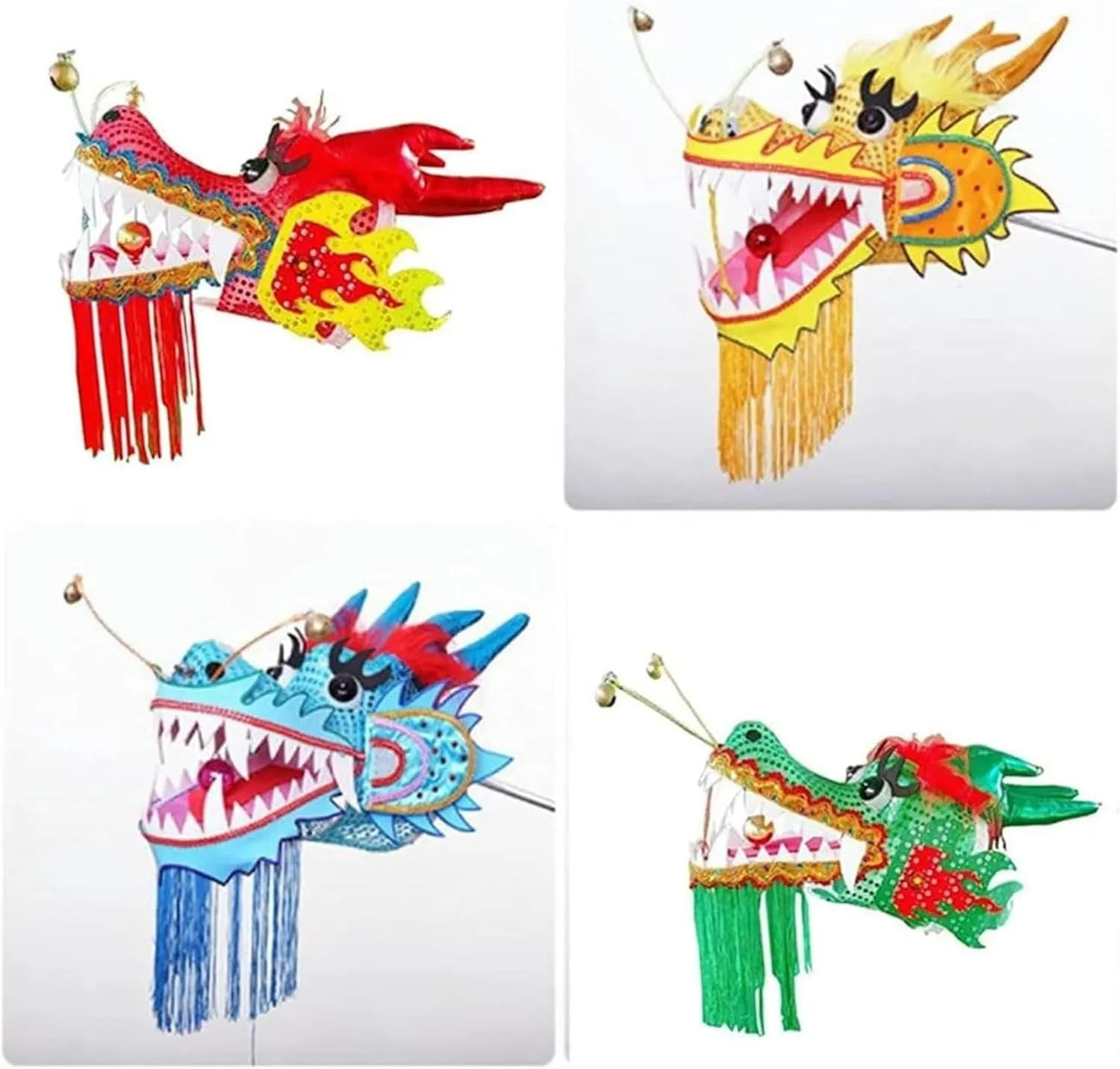 Fitness Stamping 3D Dragon Dance Dragon Ribbon Kids Toddlers spectacularly obliterate parking hurricane Fitness Exercise Ribbons, Chinese Dragon Dance Outdoor 