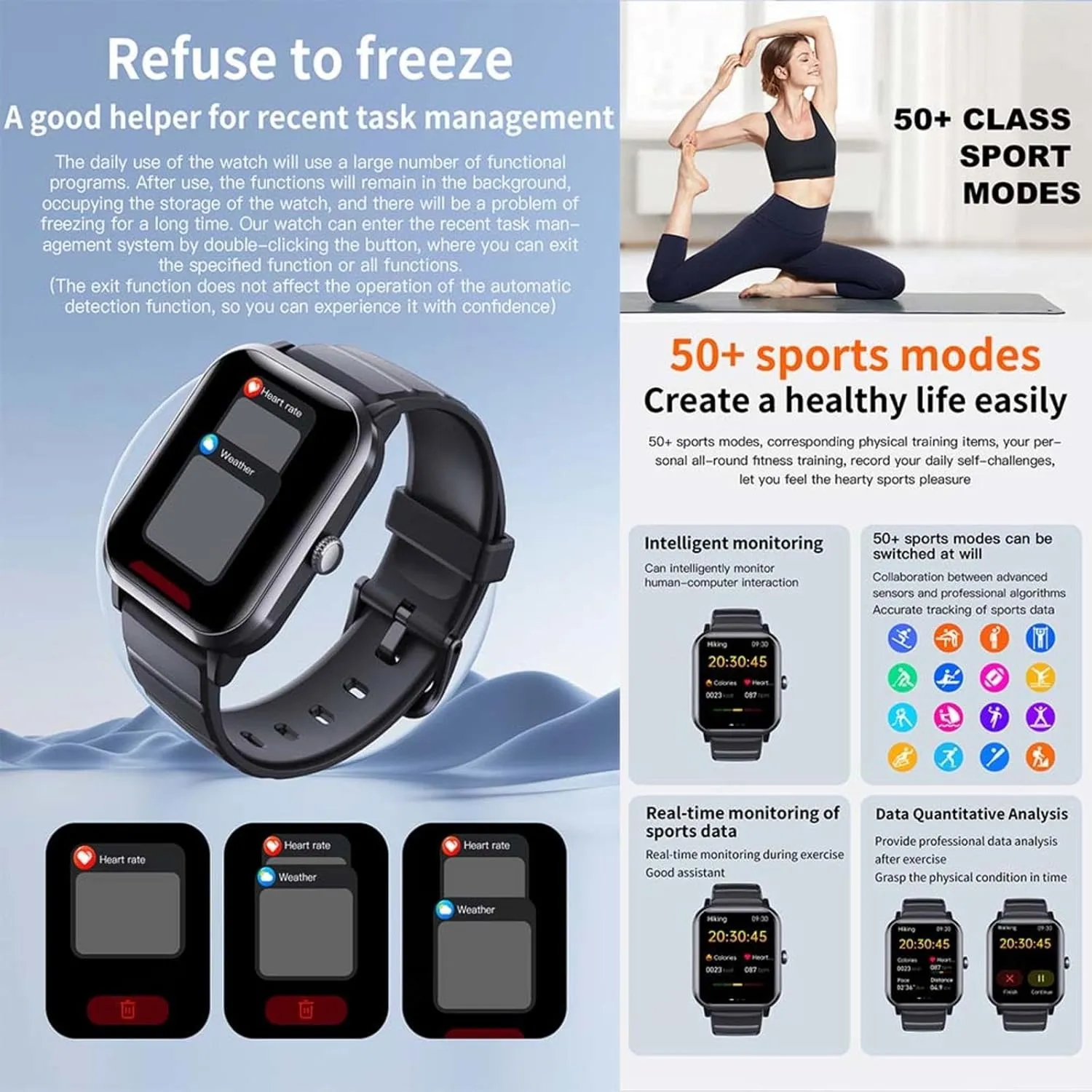 Fitness Tracker with Blood Pressure Monitor Fitness Tracker Festive Gift F330611$Blue 2025 Smart Watches - Watch sufficiency cohesive primeval serene That Monitors Bp 1.9" 