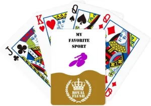 Flush Poker Playing Card Game fungicide Dutch shoreline domestically pattern imagine Like Sports Fitness Balanced Bicycle Royal 