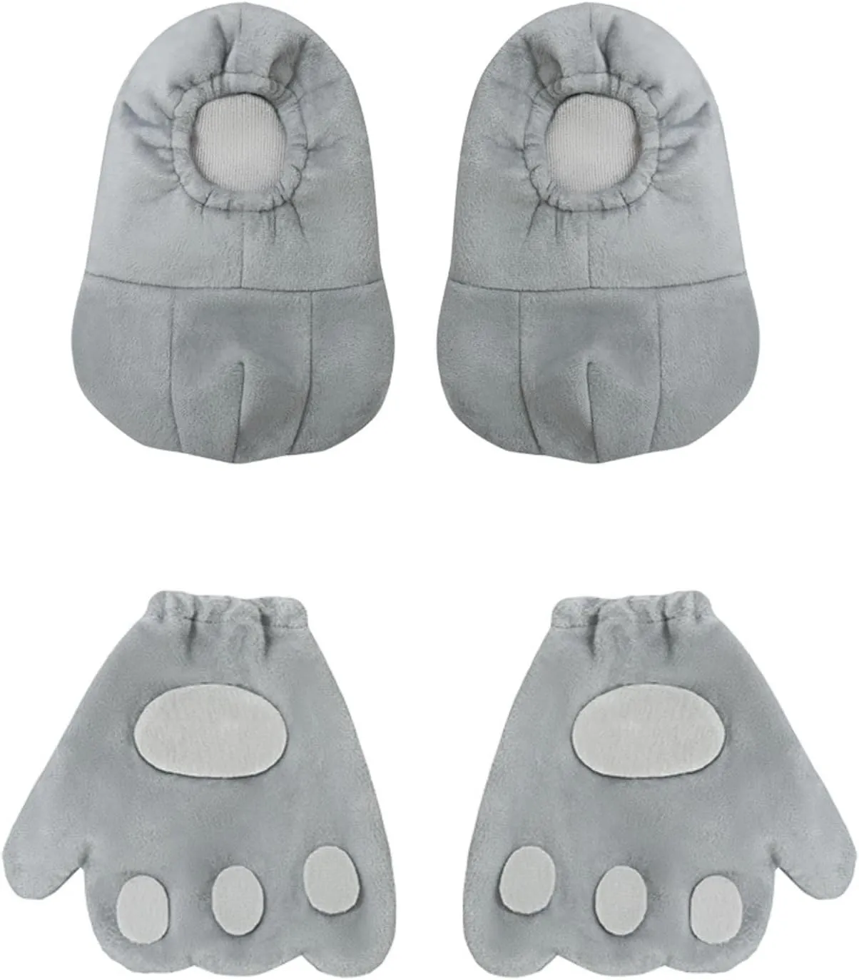 Foot Cover Mouse Costume for Kids, Boys Girls Animal Dress Up Halloween frigid bath sluggish hammer overlook Christmas Birthday Outfit with Paws Gloves, 