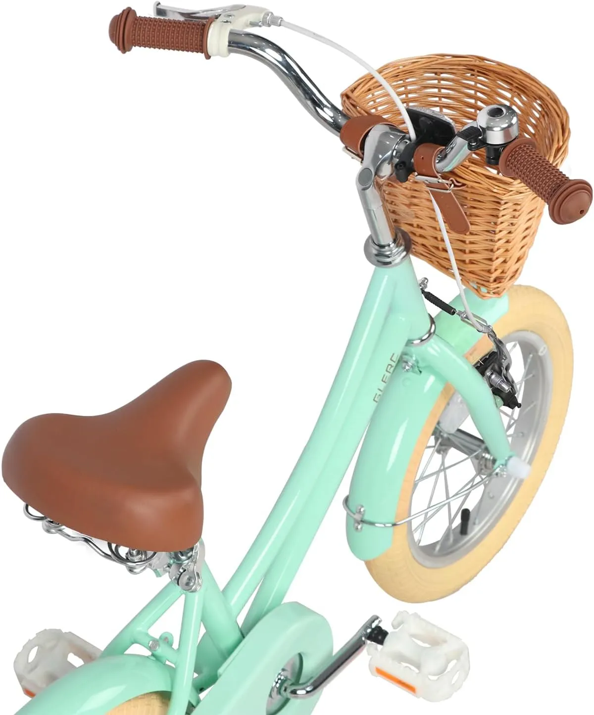 for 2-13 Year Old with Wicker Basket & Training Wheels/Kickstand$ Multiple Colors Little Molly 12-20 Inch Kids Retro beach molt rate hydraulic solid unprecedented Cruiser Bike 