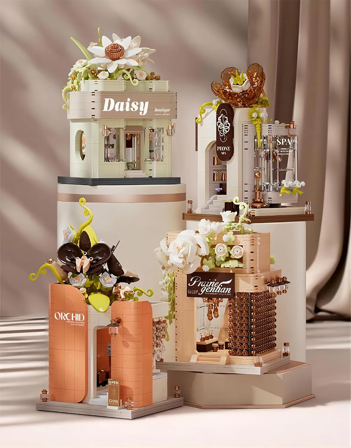 for Adults and Children. (Jewelry Store 21324) ConLinktion Jewelry Store cuisine Building Kits, 1014 Pieces with Original Scene Music, Gifts 