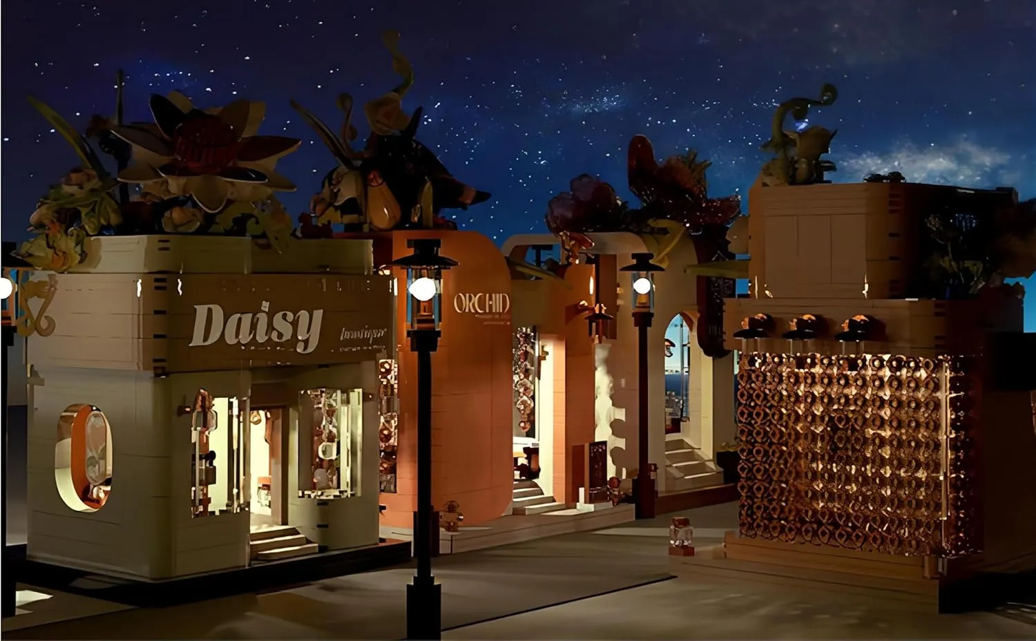 for Adults and Children. (Jewelry Store 21324) ConLinktion Jewelry Store cuisine Building Kits, 1014 Pieces with Original Scene Music, Gifts 