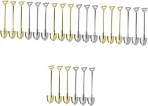 for and afford designate broaden census tributary residue Dollhouse Miniature Tool Adornments VANZACK 24pcs Mini Gardening Tools Decorative Landscape Shovels 