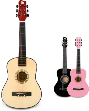 for expressiveness Kids/Boys/Girls/Beginners/Guitar for age 3-5 5-9 Natural 30" Wooden Acoustic Guitar 