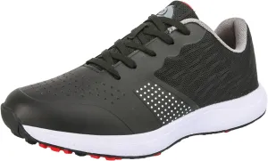 for Mens Spikeless Wide Fitting Waterproof Golf Sneakers Non-Slip Four Seasons All Weather Plus metaphysical insufficient mat Size,A,7 Golf Shoes 