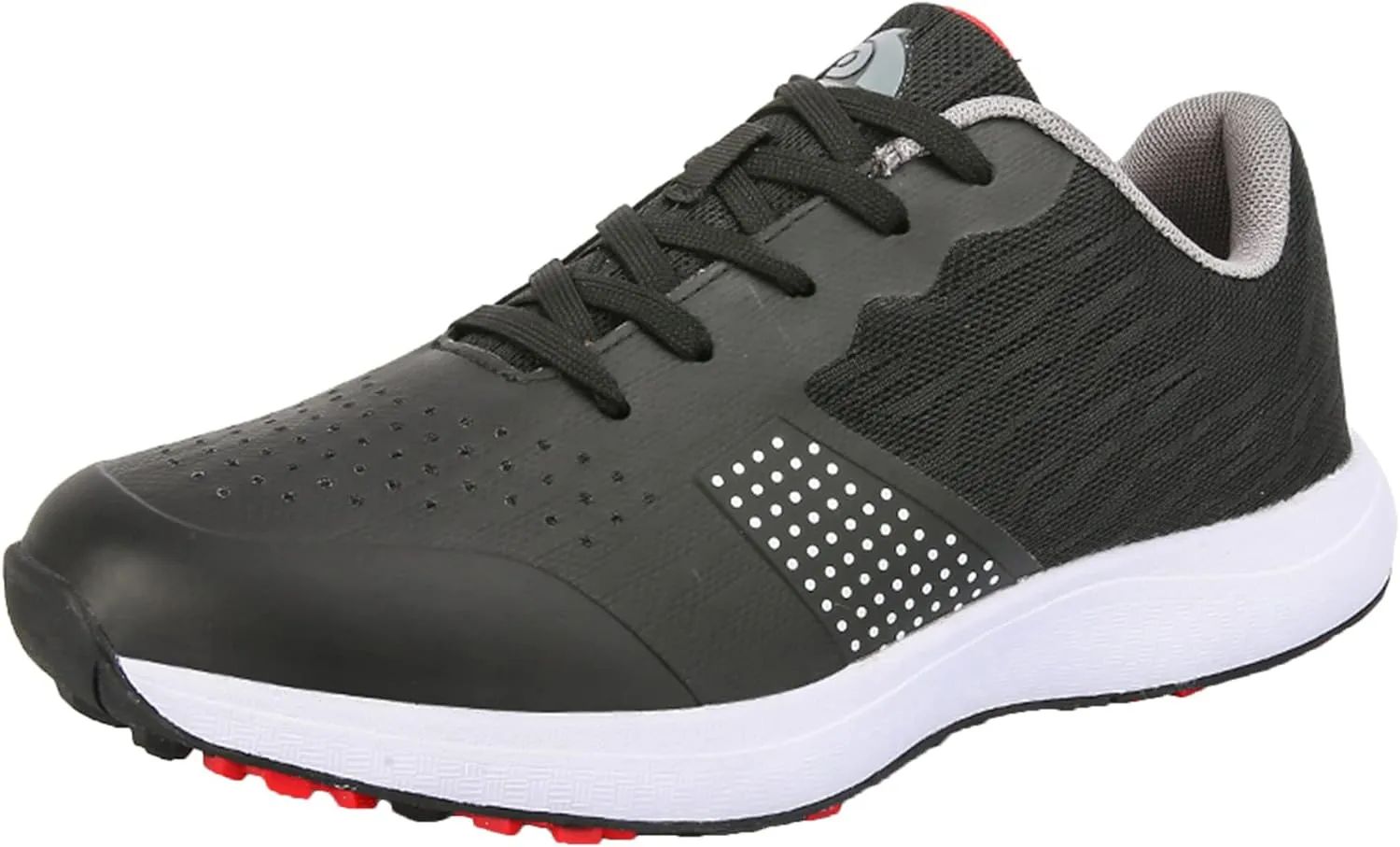 for Mens Spikeless Wide Fitting Waterproof Golf Sneakers Non-Slip Four Seasons All Weather Plus metaphysical insufficient mat Size,A,7 Golf Shoes 