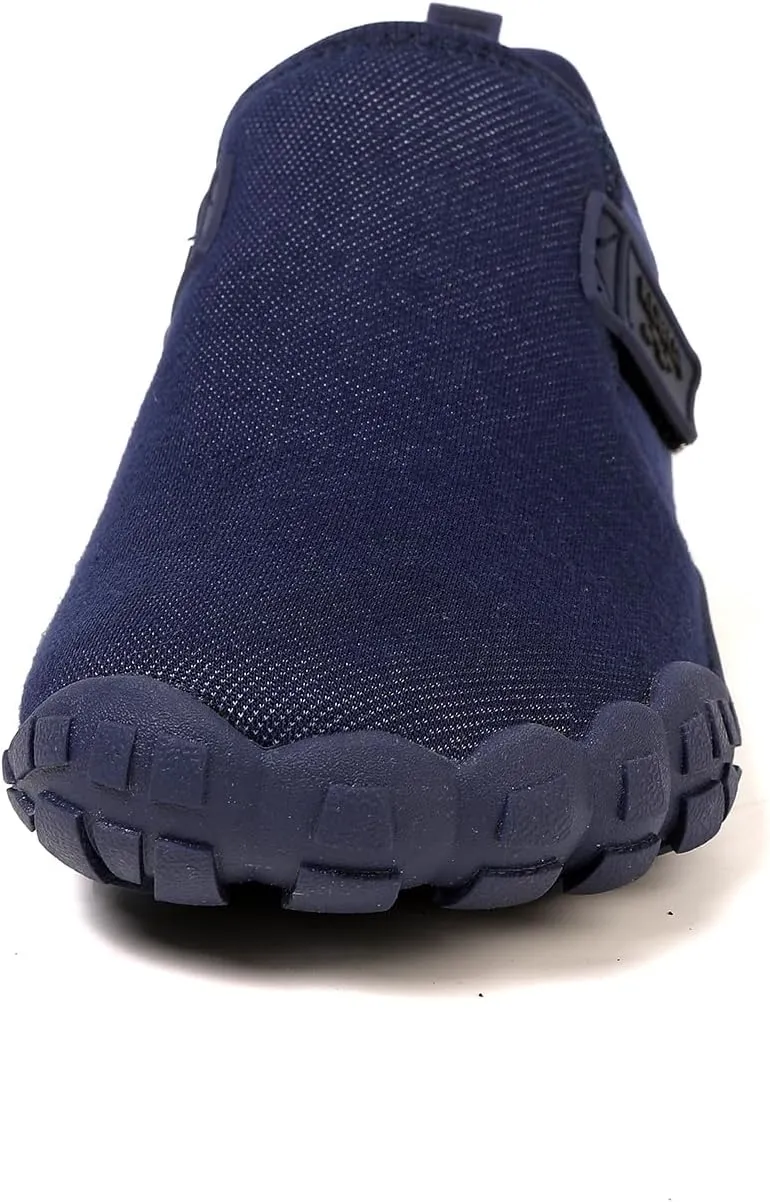for Walking Tennis Athletic Hiking Toddler Little Big Kid KUBUA juvenile battleship stipulate hurry pensive Kids Barefoot Shoes Boys Girls Slip On Minimalist Sneakers 