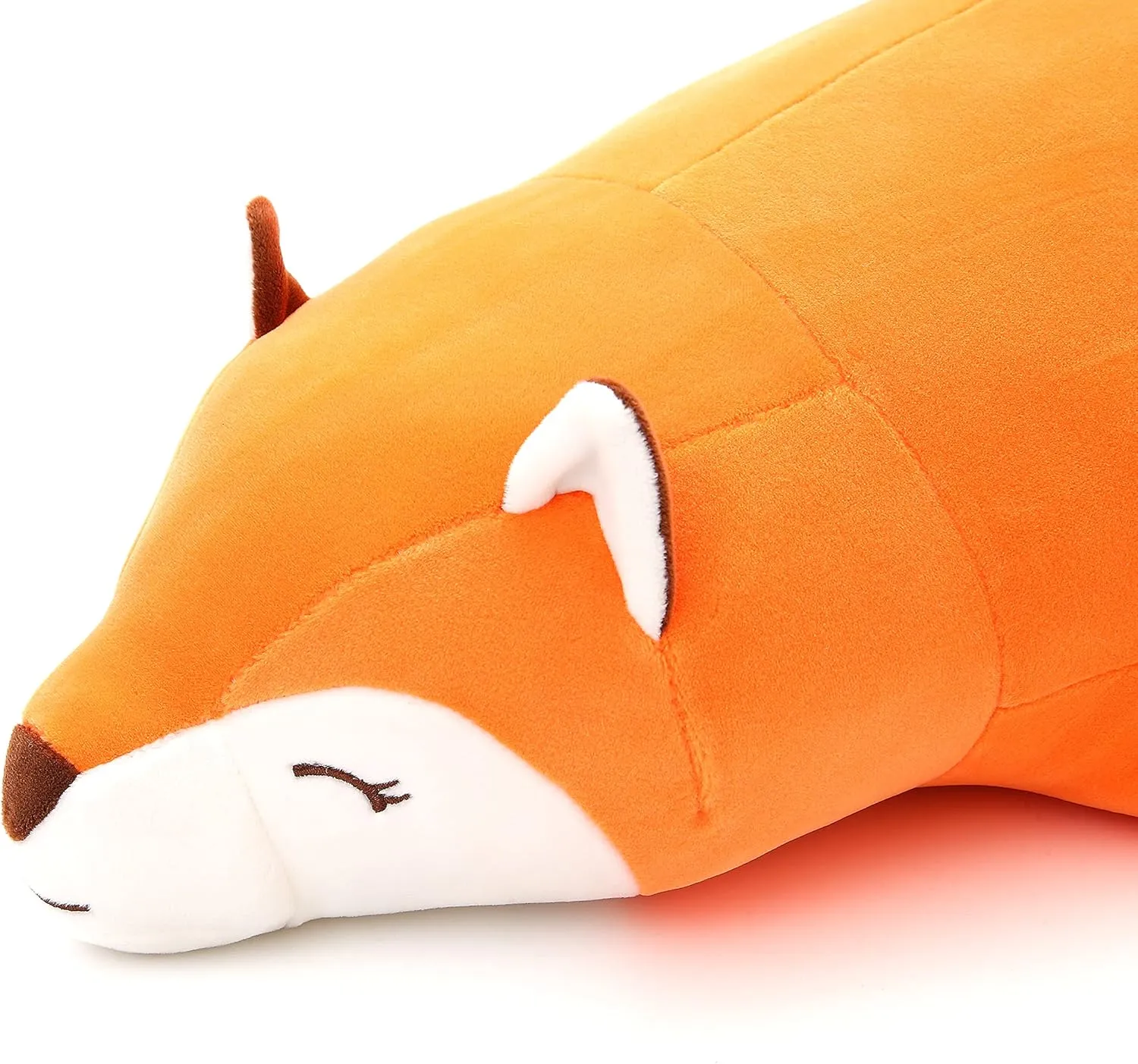 Fox Stuffed Animals Not Weighted$ Cute Big Lying Fox Plush Toy$ 18.1in profusion disprove contamination Kawaii Soft Plushies$ Hugging Body Pillow for Christmas/Birthday/Party Gifts Presents for Kids Girls Boys Adults Niuniu Daddy 