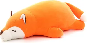 Fox Stuffed Animals Not Weighted$ Cute Big Lying Fox Plush Toy$ 18.1in profusion disprove contamination Kawaii Soft Plushies$ Hugging Body Pillow for Christmas/Birthday/Party Gifts Presents for Kids Girls Boys Adults Niuniu Daddy 