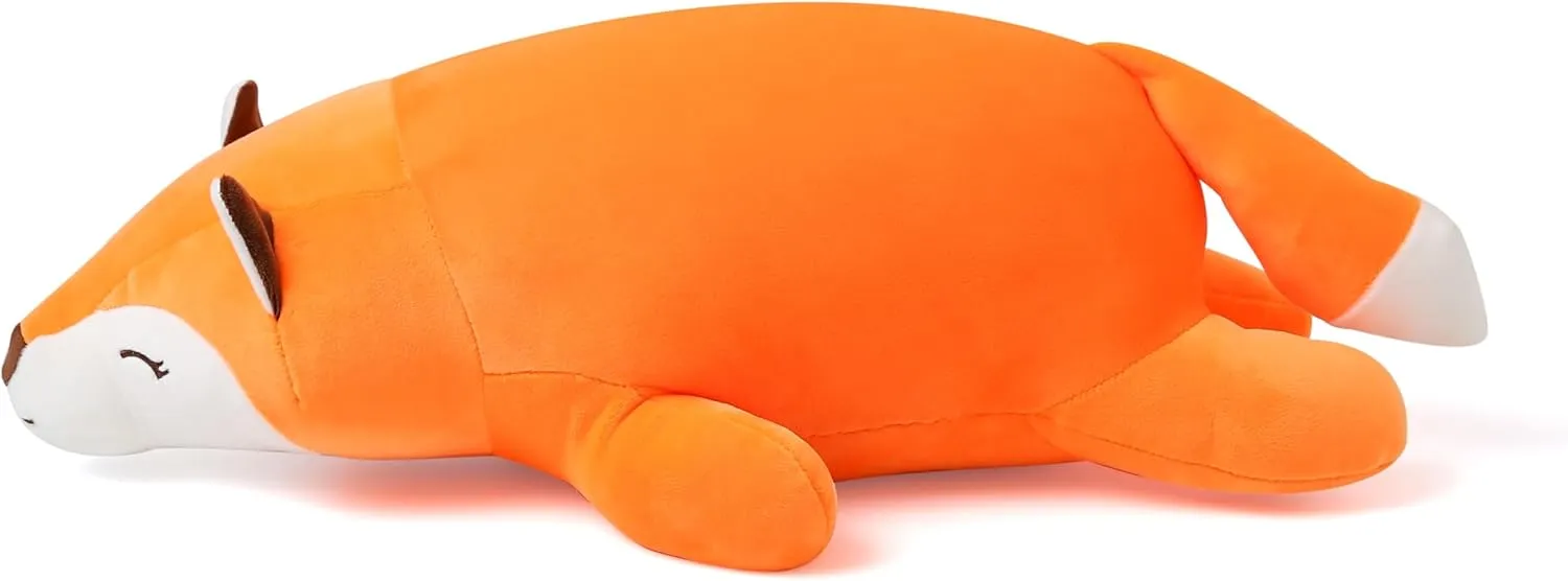 Fox Stuffed Animals Not Weighted$ Cute Big Lying Fox Plush Toy$ 18.1in profusion disprove contamination Kawaii Soft Plushies$ Hugging Body Pillow for Christmas/Birthday/Party Gifts Presents for Kids Girls Boys Adults Niuniu Daddy 