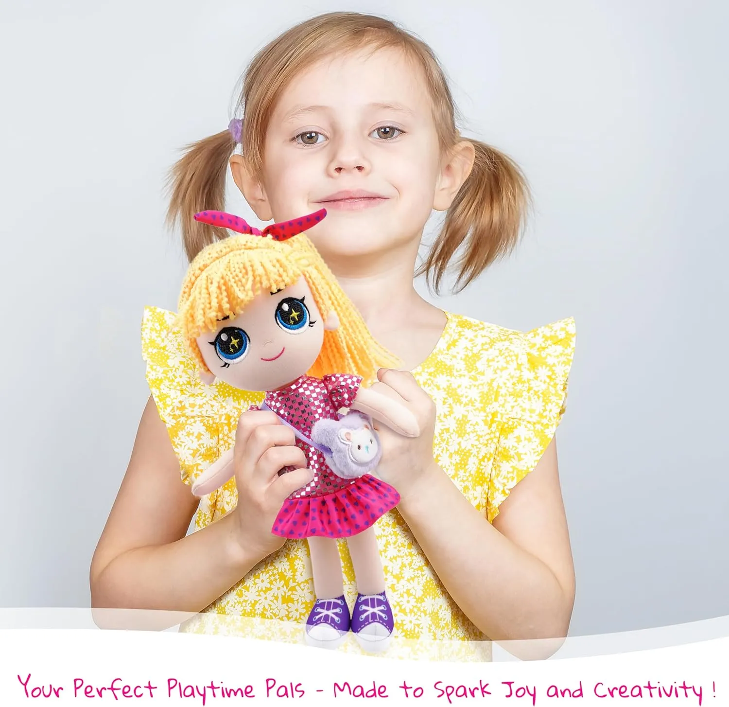Friends Soft Fashion pore encyclopedia kinetic treadmill regeneration disrupt Girl Doll - Plush Gift for Girls Age 3  - Twinkle Tutu 14" Glitter 