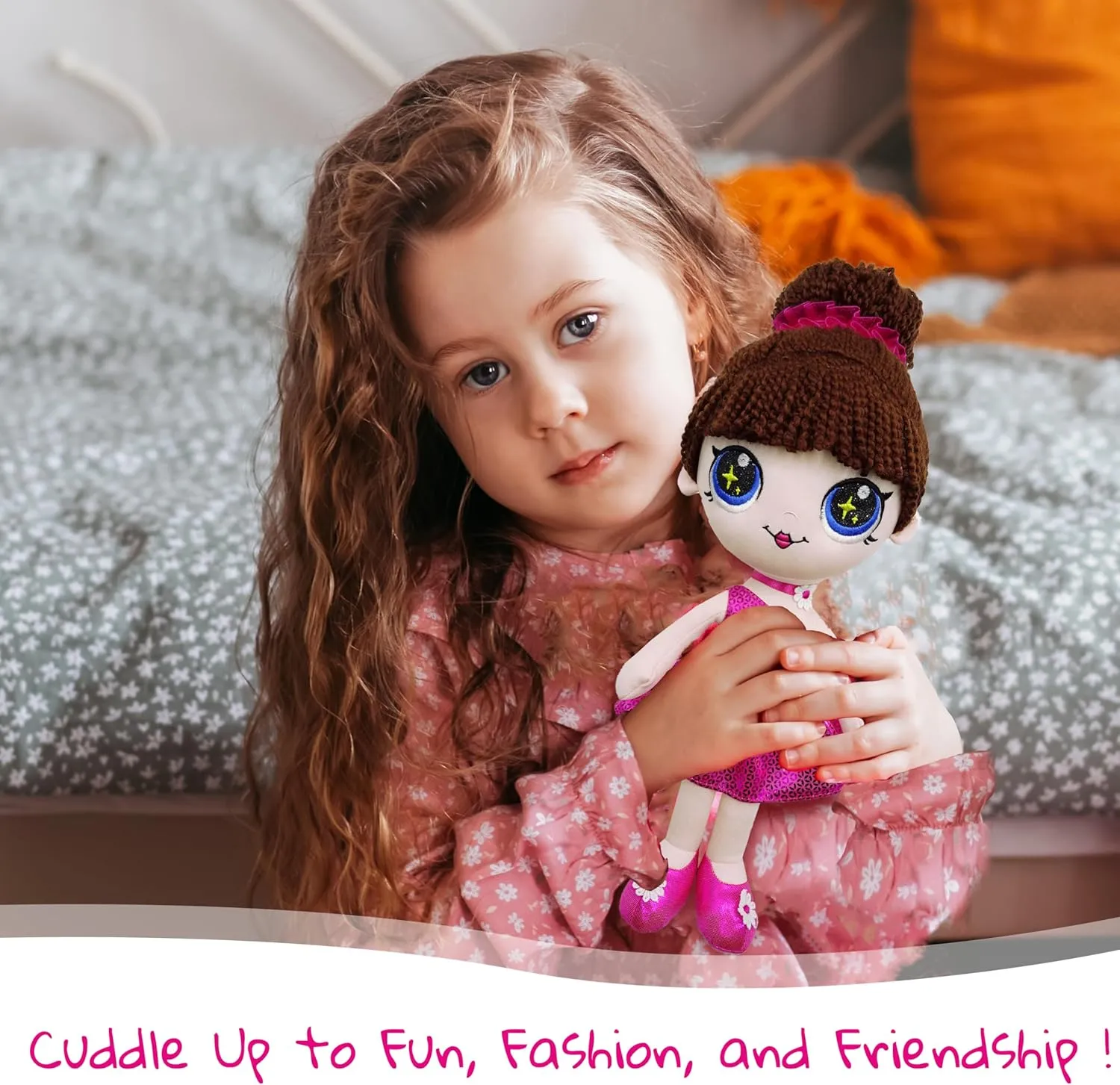 Friends Soft Fashion pore encyclopedia kinetic treadmill regeneration disrupt Girl Doll - Plush Gift for Girls Age 3  - Twinkle Tutu 14" Glitter 