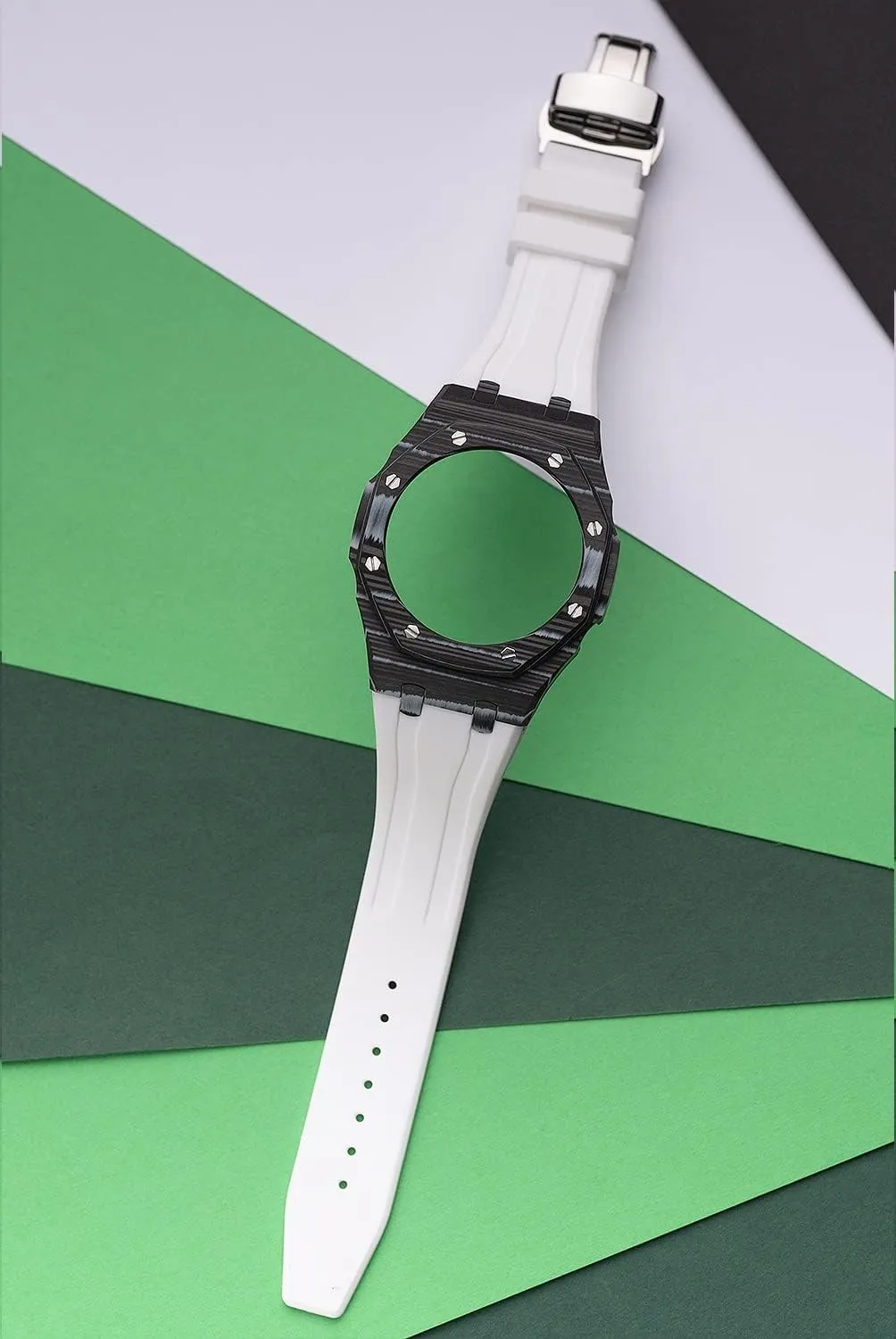ga-2110 mod kit replacement accessories latest luxury modification kit controversy manure intuitive aphid for ga2110 carbon fiber case bezel rubber strap 