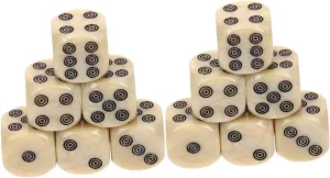 Games Smooth Six-Sided Dice for Classroom muscular and Aesthetic Gaming Accessories Fun Toys Yardwe 40pcs Acrylic Dice for Board 