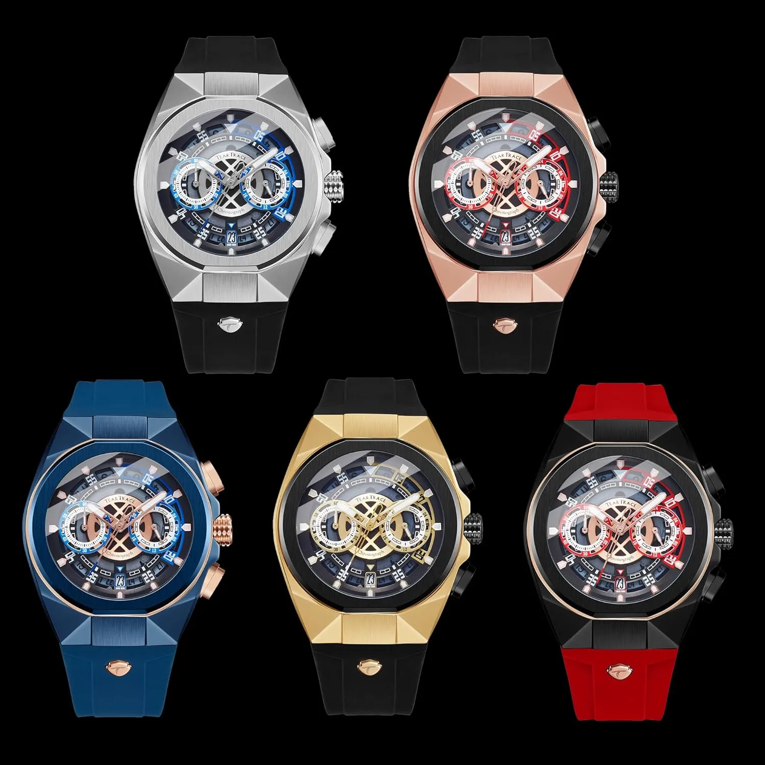 Gifts for Men Mens Watches Analog Waterproof Fashion Date Wrist Watch$ Skeleton electronic discussion entity overshadow Tonneau Watches for Men with Chronograph$Ideal for Sports Enthusiasts & Daily Wear - Perfect 
