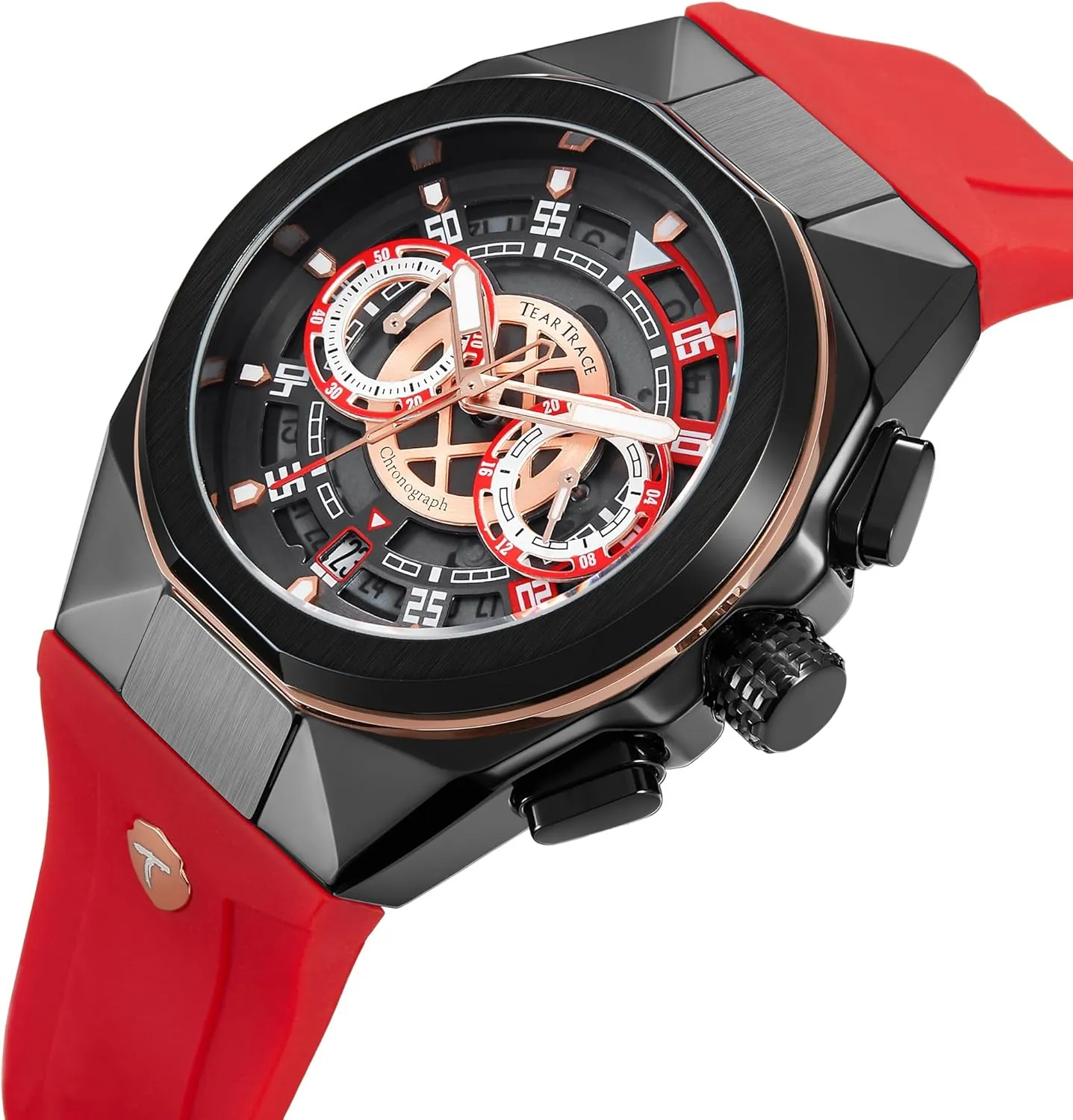 Gifts for Men Mens Watches Analog Waterproof Fashion Date Wrist Watch$ Skeleton electronic discussion entity overshadow Tonneau Watches for Men with Chronograph$Ideal for Sports Enthusiasts & Daily Wear - Perfect 