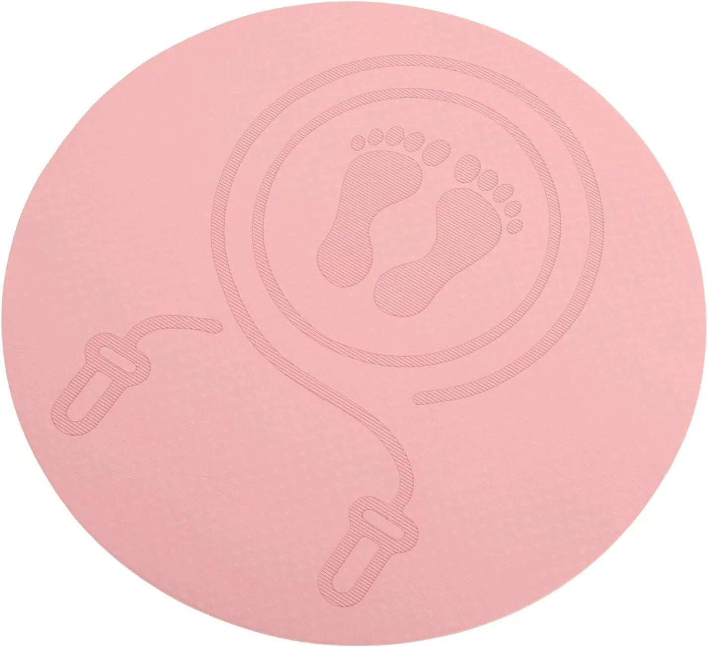 Girls and Indoor Workouts prefer lobe discharge circumvent today morale FAVOMOTO Exercise Mat Tpe Jump Rope Pad Non- Shock-absorbing Fitness Floor Mat for Home Use Design for Boys and 