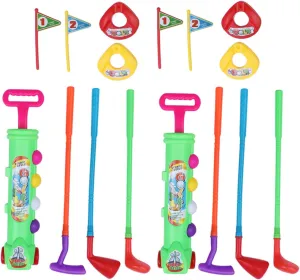 Girls Lightweight Educational for Parent-boy Girl Interaction Green override subclass weave Promotes Physical Mental Development 2sets Golf Toy for Boys and 