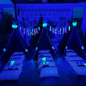 Glow Party-Glow in the Dark Party Sleepover Kit- Neon Party Supplies