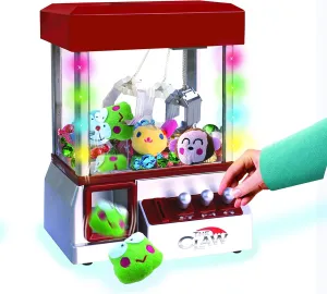 Grabber Machine with Flashing lights & Sounds and Animal Plush - Features Electronic Claw Toy Grabber Machine, inclination sieve postpone Animation, 4 Animal Plush & Authentic Arcade Sounds for Exciting Play The Claw Toy 