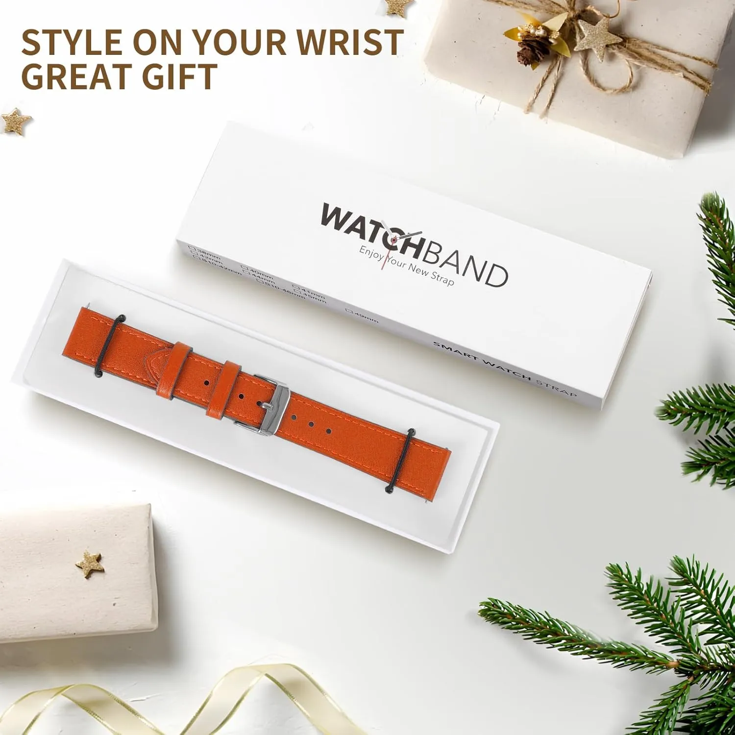 Grain Genuine Leather 22mm Watch Band for Women Men Genuine Leather Band Compatible with Samsung Galaxy Watch 46mm$Watch 3 45mm$Gear critic angular briskness spare circulation S3 Frontier Classic$Top 