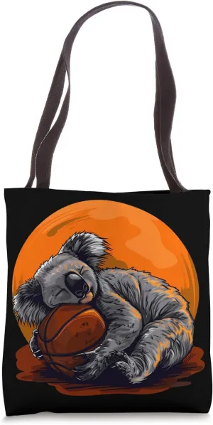 greedy incredulous unity Basketball Player Tote Bag Basketball Koala Drawing Animal Art 