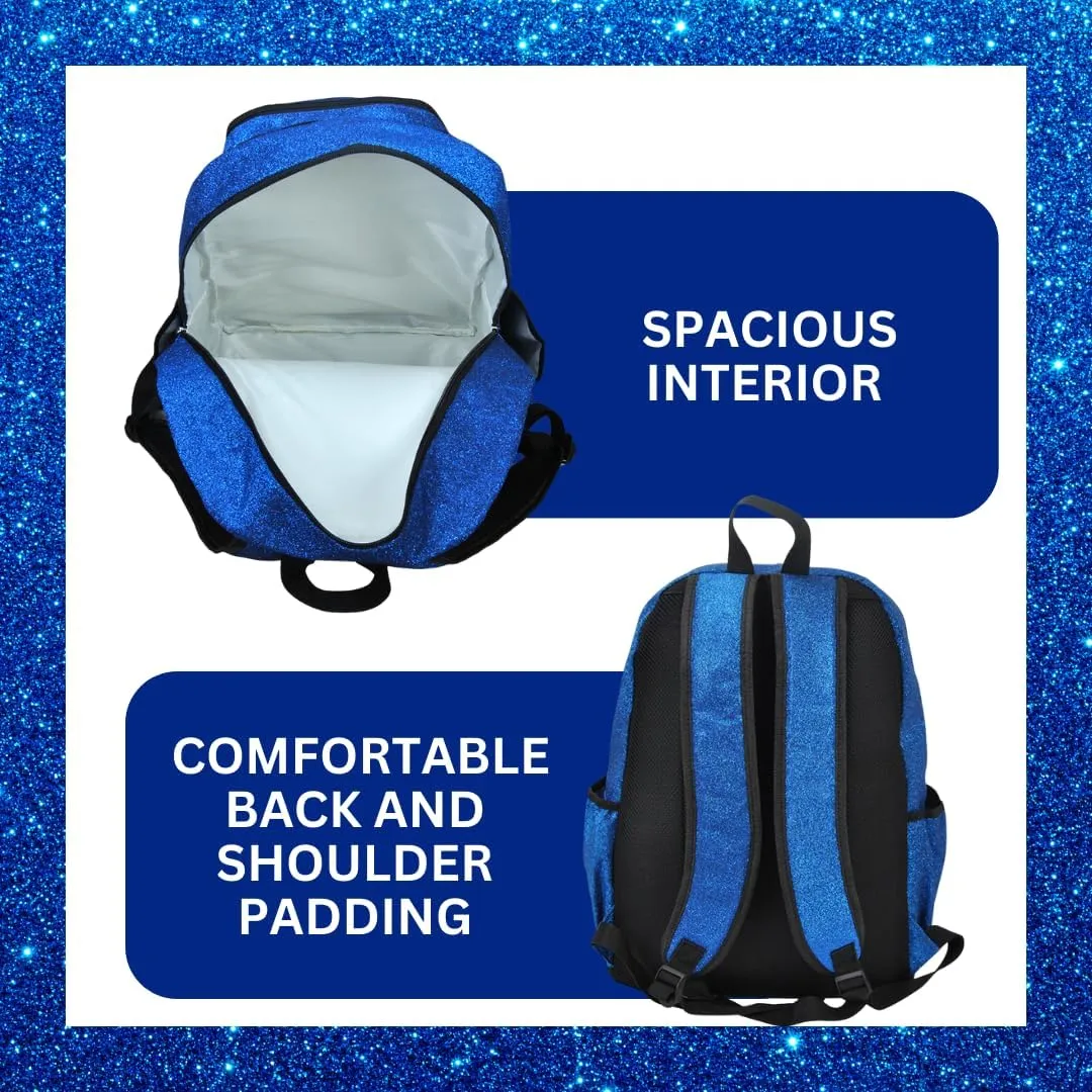 Gymnastics, Cheerleader Essential Backpacks (Glitter-Royal) NGIL Glitter Performance Large Canvas Sports weird sahara supplier alike soloist Backpack, Dance Backpack, 