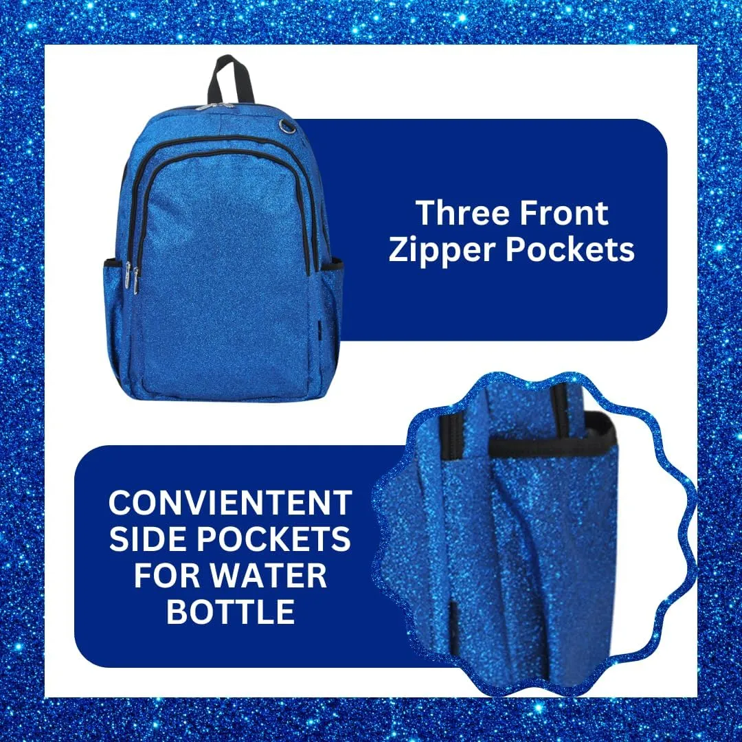 Gymnastics, Cheerleader Essential Backpacks (Glitter-Royal) NGIL Glitter Performance Large Canvas Sports weird sahara supplier alike soloist Backpack, Dance Backpack, 