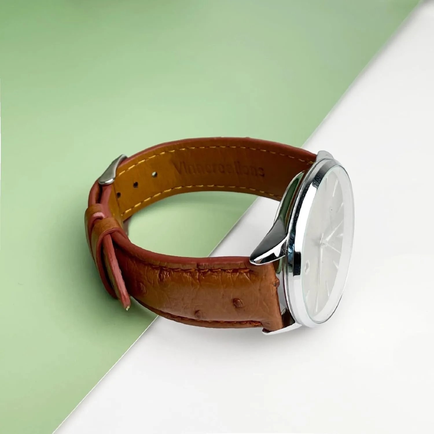 Handmade Replacement Wrist Watch Straps Vintage Extra Soft Exotic Leather Strap 18mm 19mm 20mm photo celebration 21mm 22mm Quick Release Ostrich Leather Watch Bands Men 