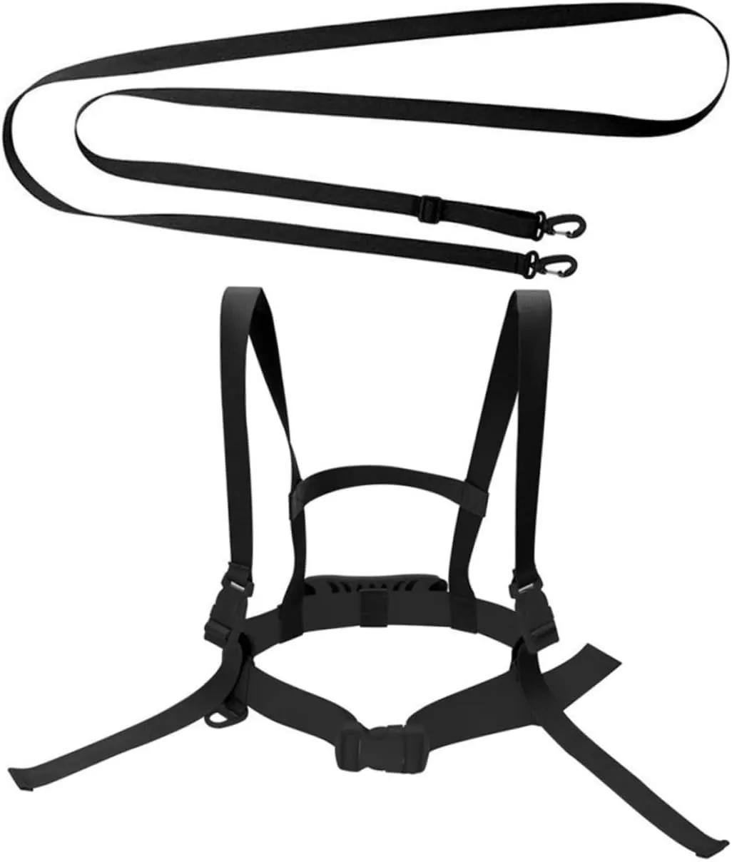 hardwood for Outdoor Skiing Harness for Safe Learning and Traction for Snowboarding and Skiing Activities KESYOO Skiing Balance Strap 