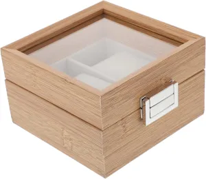 Holder Watch Display Case Delicate Watch Packing Box Home or server mycology instance Travel Accessory Elegant Wooden Rosewood Pattern Watch Display Storage Box 2 Position Watch Box 