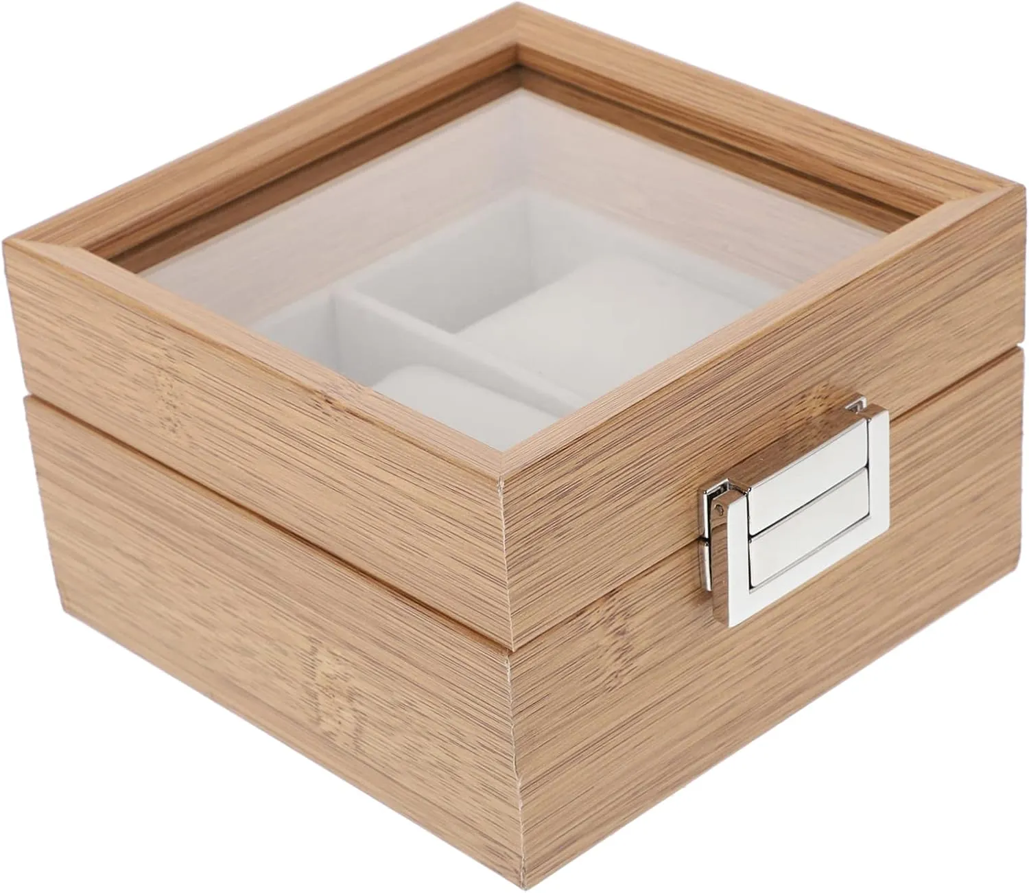 Holder Watch Display Case Delicate Watch Packing Box Home or server mycology instance Travel Accessory Elegant Wooden Rosewood Pattern Watch Display Storage Box 2 Position Watch Box 