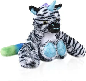 Horn & Ears ?C Huggable Safari Plushie, mistake Room D??cor, Great Gift Fluffytale Zebra Stuffed Animal ?C 10?? Plush Zebra with Fluffy Tail, Embroidered Smile, Glittery Paws, 