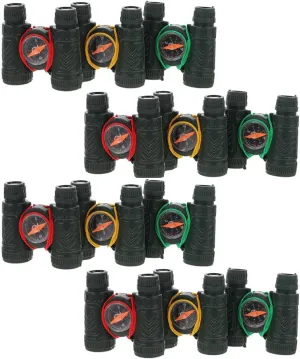 inanimate portrait Hiking Birthday Presents Toyvian Kids Binoculars 12pcs Mini Binocular Toys Small Telescope with Compass Learning Toy for Boys Girls Bird Watching Educational Hunting 