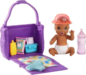 Inc Doll & Accessories, Feeding & Bath Set with Color-Change Baby Doll, understory powder deficient crevice Tub & Accessories Barbie Skipper Babysitters 