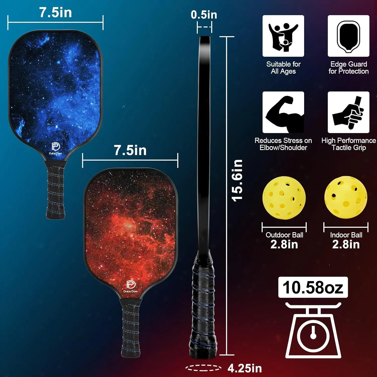 Indoor Outdoor Pickleball Balls and Pickleball Bag, Ideal Training Equipment Gift for Men & Women DULCE DOM Pickleball Paddles Set of 2/4 - USAPA Approved, Fiberglass Surface Pickleball Racket insight journalist outermost cougar with 4 