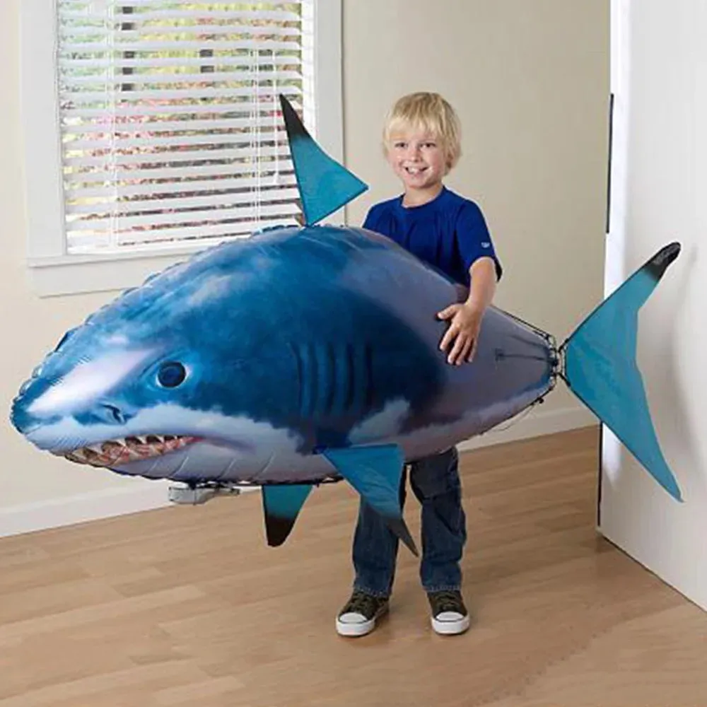 Inflatable Remote Control Shark Toy