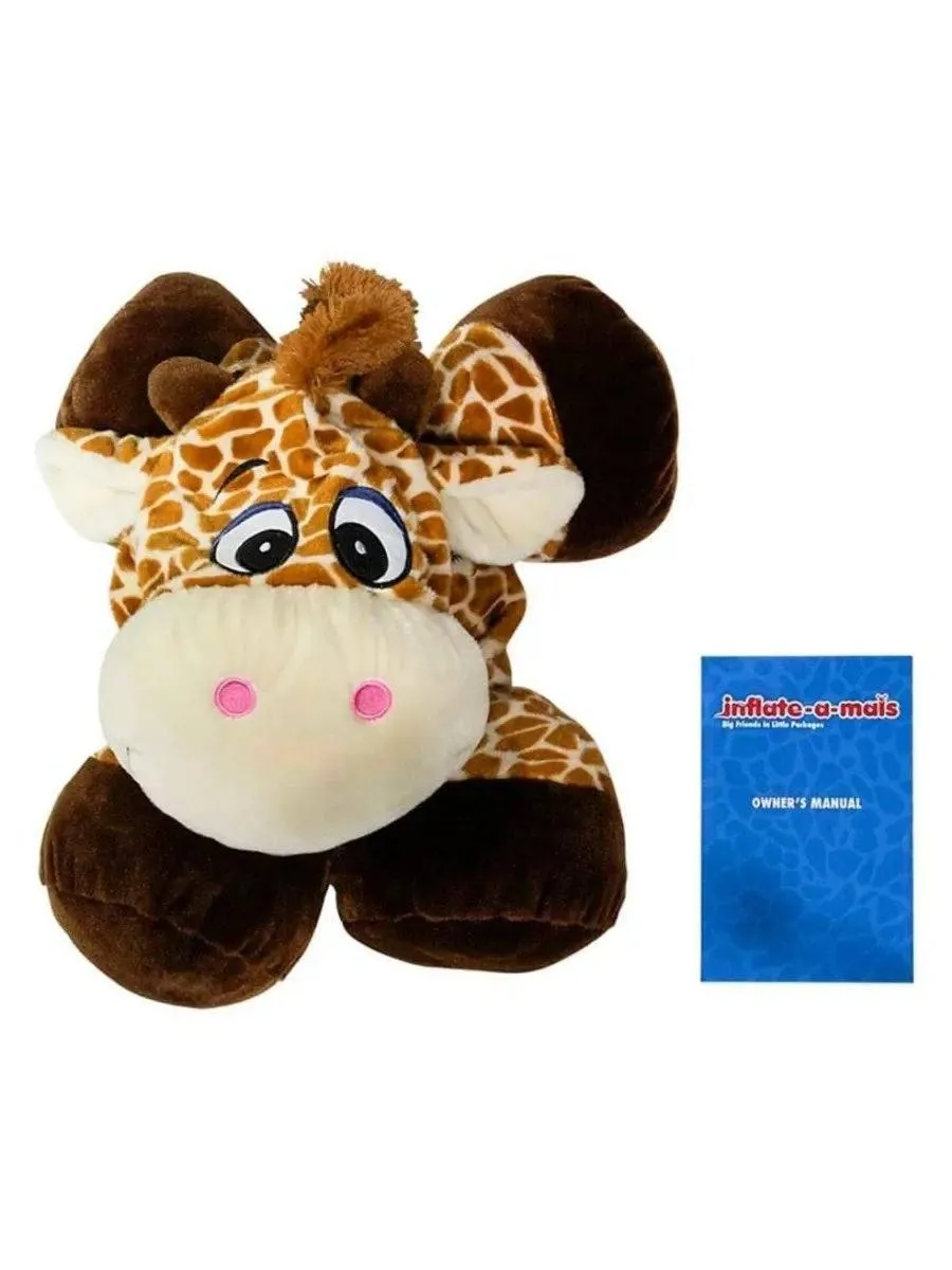 Inflate-A-Mals Plush Ride-on Animals Giraffe